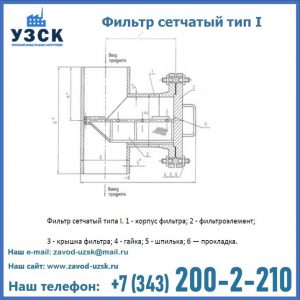 Фильтр сетчатый ФС по Т-ММ-11-2003 в Екатеринбурге